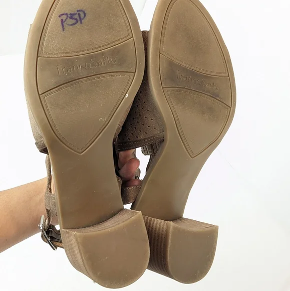Franco Sarto Suede Harlet Sandals - Picture 14 of 16